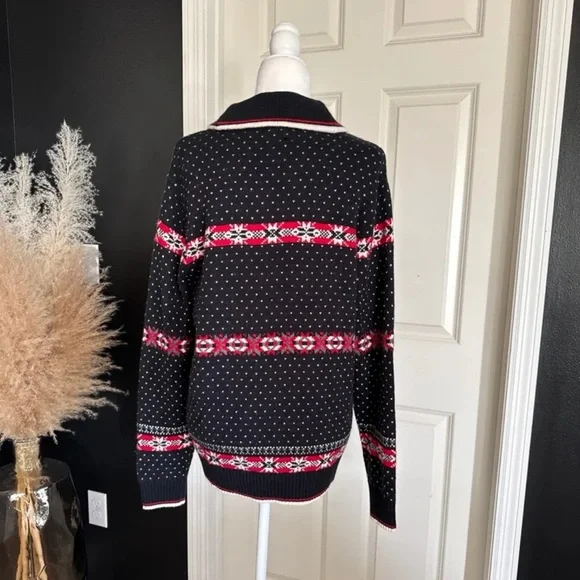 Lands' End Sweater Fair Isle Polar Bear Wool Blend
Men’s Medium/ Women’s L/XL - Picture 4 of 12